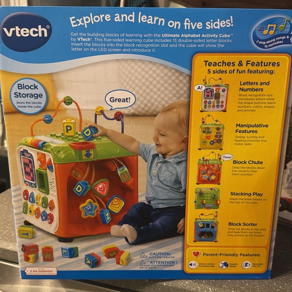 VTech Ultimate Alphabet Activity Cube - Picture 3 of 4